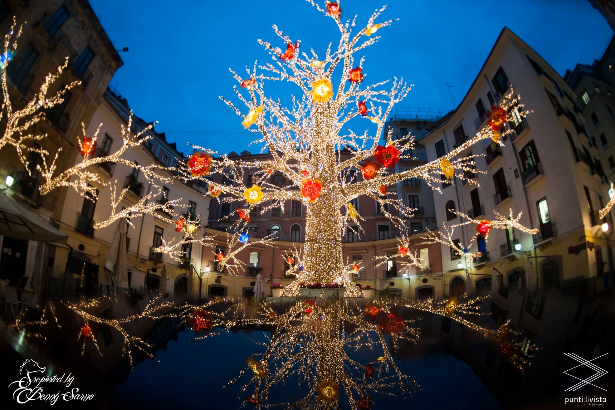 Illuminazioni natalizie a Salerno